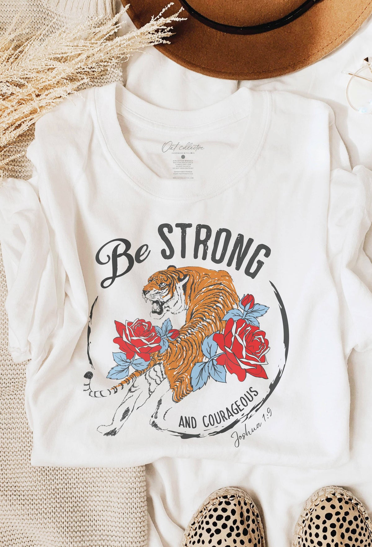 Be Strong & Courageous JOSHUA 1:9 Vintage T-Shirt
