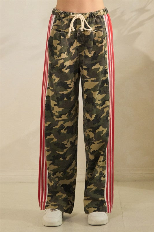 Sport Striped Camo Pant