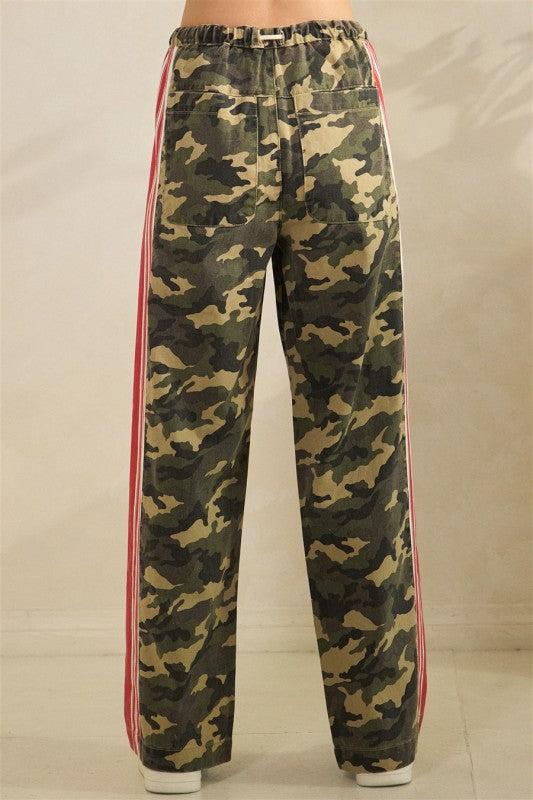 Sport Striped Camo Pant