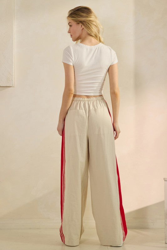 Sporty Striped Pants