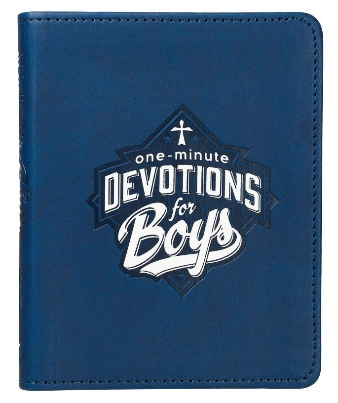 One-Minute Devotions for Boys Faux Leather Devotional