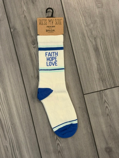 Faith Hope Love Socks