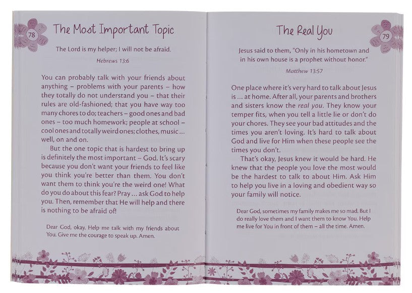 Mini Devotions for Girls by Carolyn Larsen