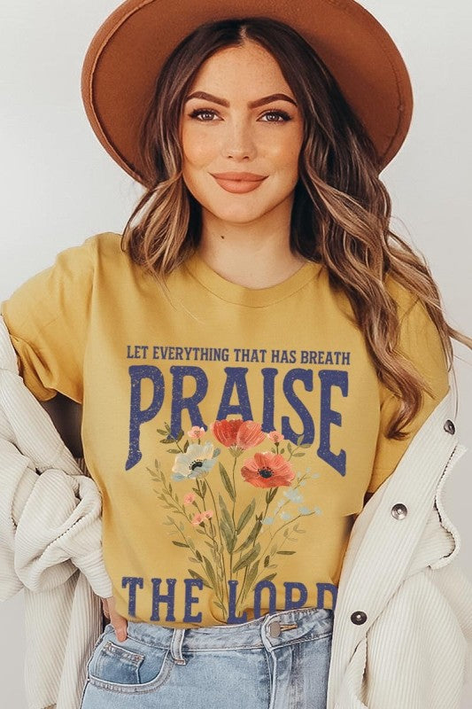 Praise The Lord Floral T-shirt