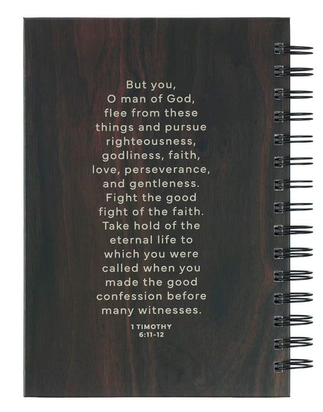 Man of God Brown Trailhead Spiral Journal