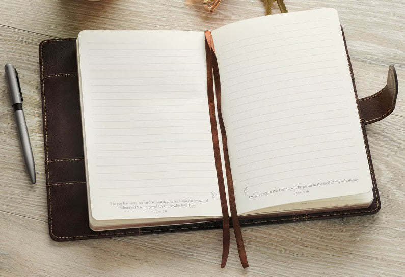 Man of God Faux Leather Journal with Magnetic Closure