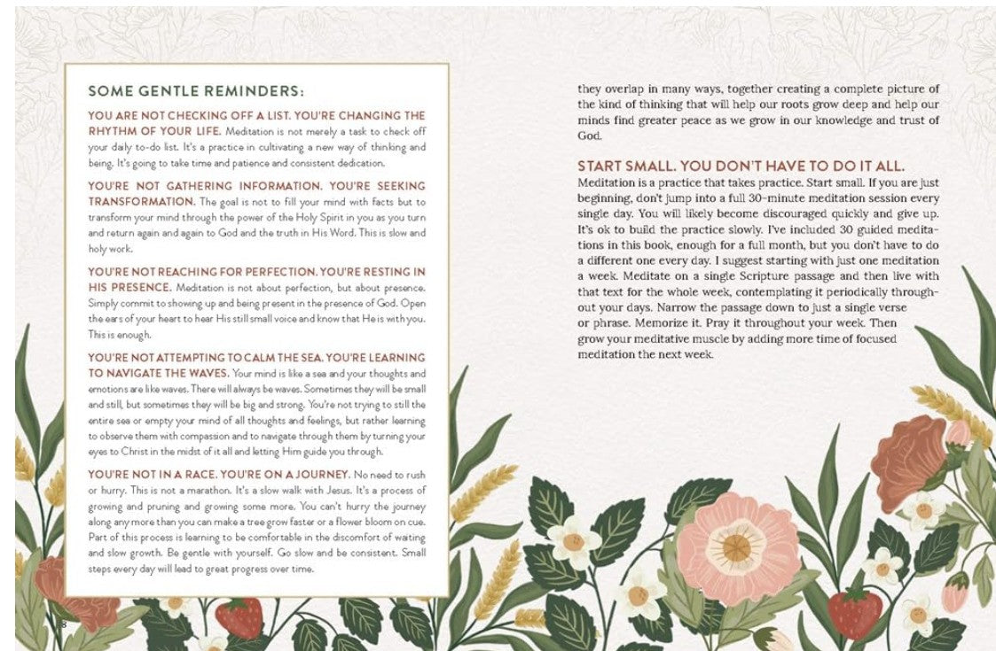 Present in Prayer: A Guided Invitation to Peace Through Biblical Meditation by Jennifer Tucker