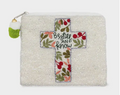 BE STILL AND KNOW BEADED COIN POUCH