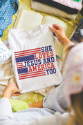 She Love Jesus & America Too T-shirt