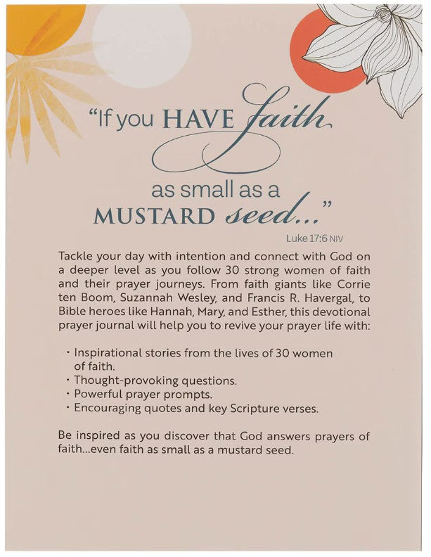 Women of Faith: Faith Like a Mustard Seed Devotional Prayer Journal