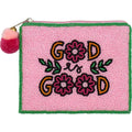 God is Good Beaded Pouch