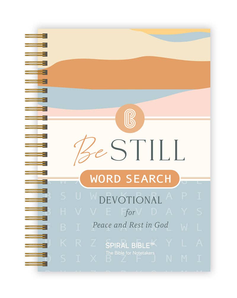 Spiral Bible's Be Still: Word Search Devotional
